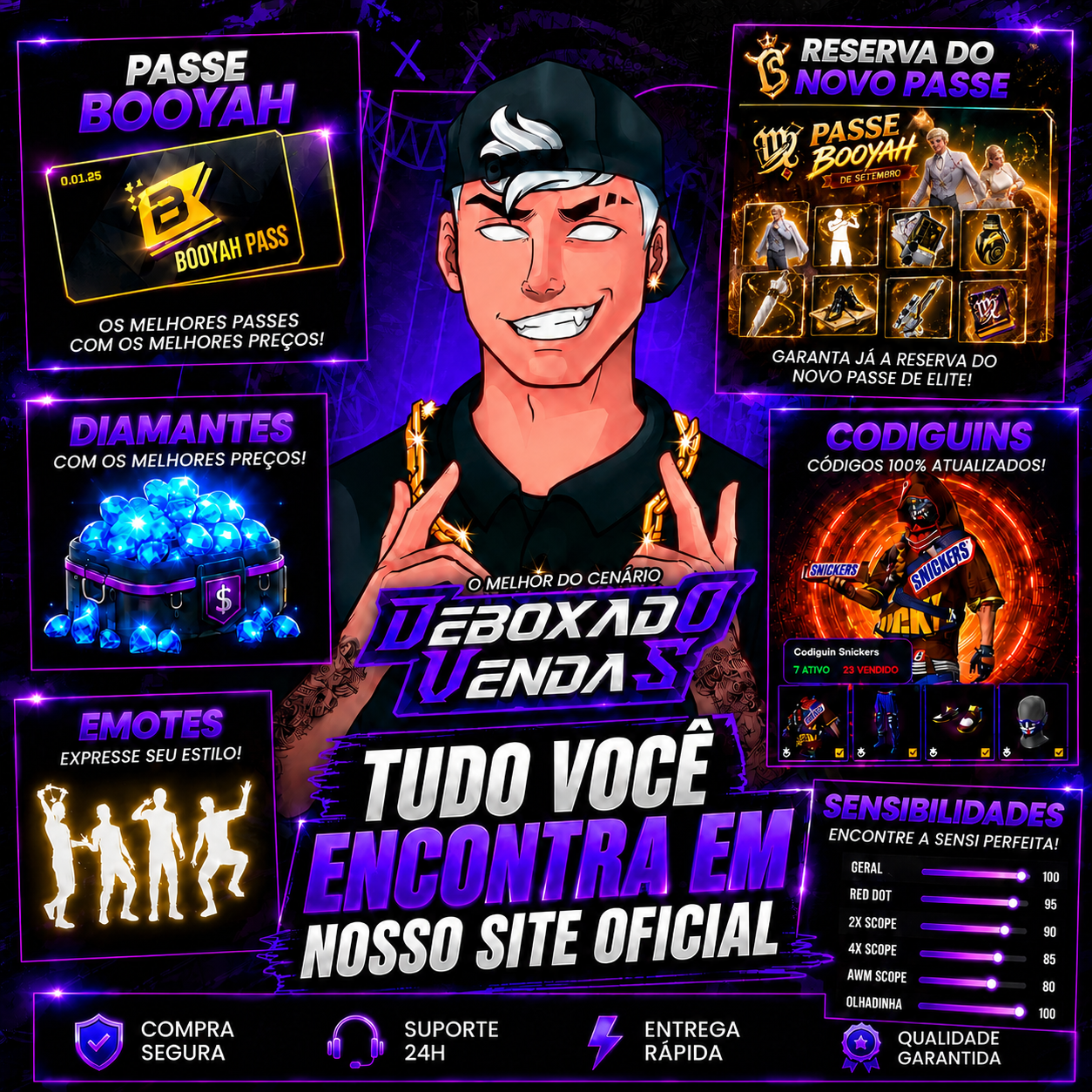 Deboxado Vendas — Mascote oficial