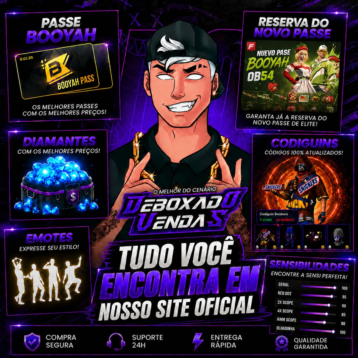 Deboxado Vendas — Mascote oficial