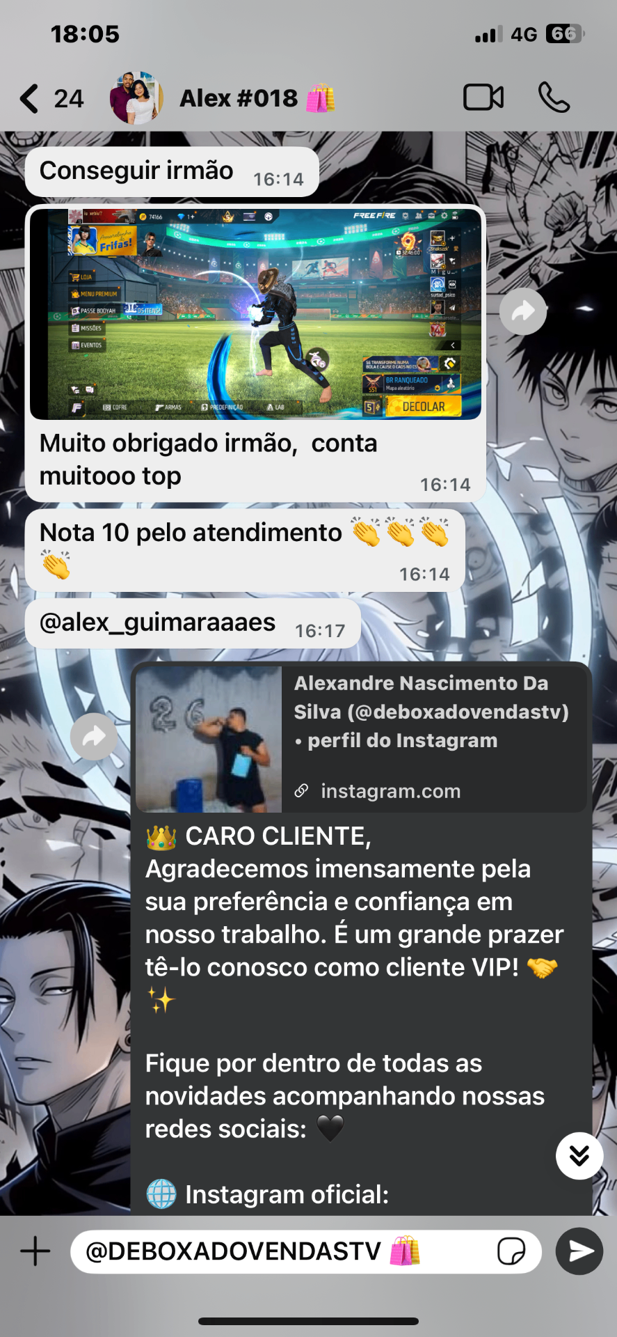 Feedback de cliente 6